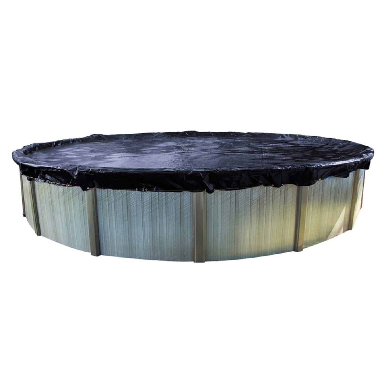 Swim Central 18ft. Black Deluxe Above Ground Swimming Pool Closing Leaf Net Cover